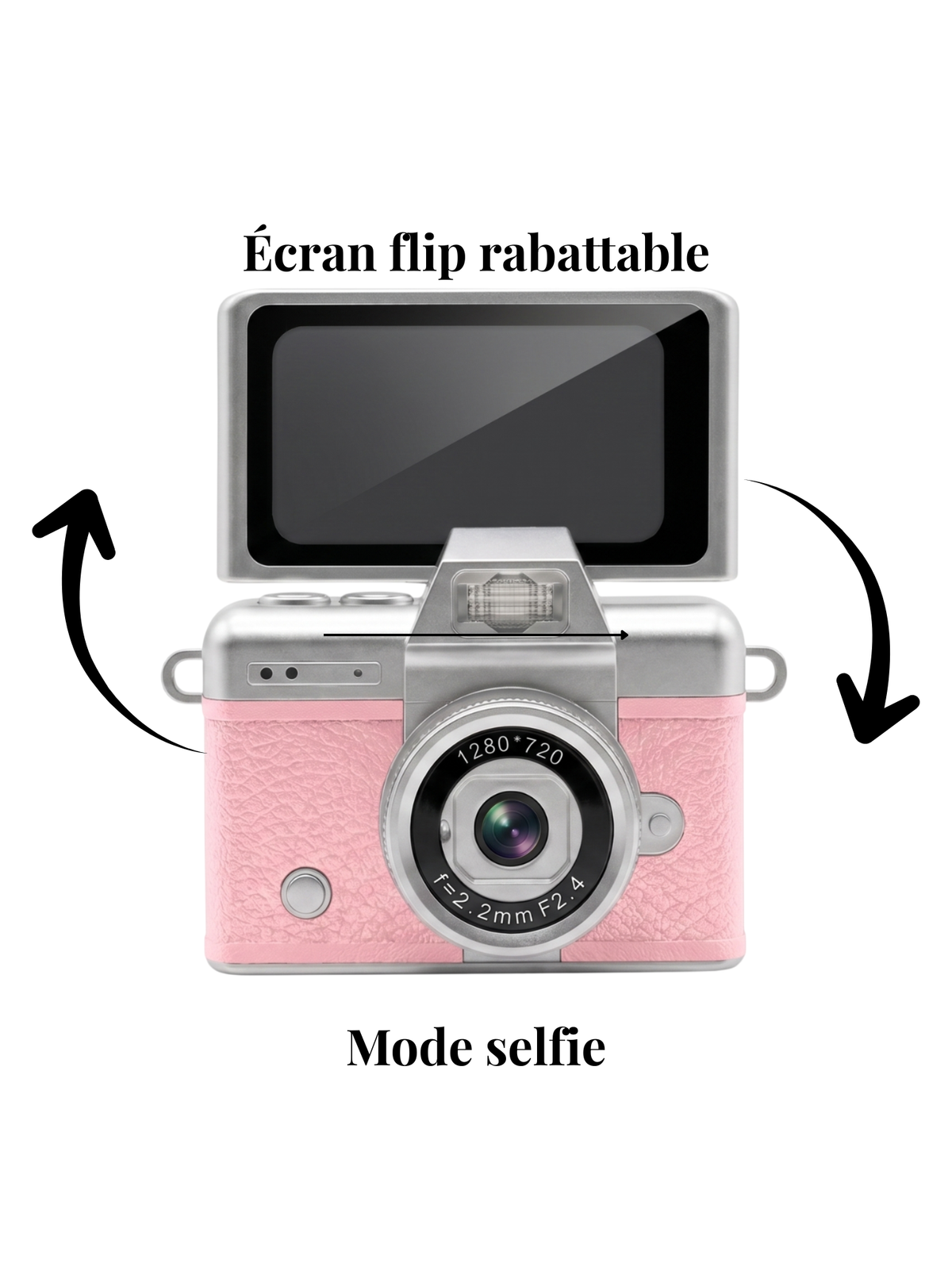 Snap Flip — Appareil Photo Vintage Écran Rabattable