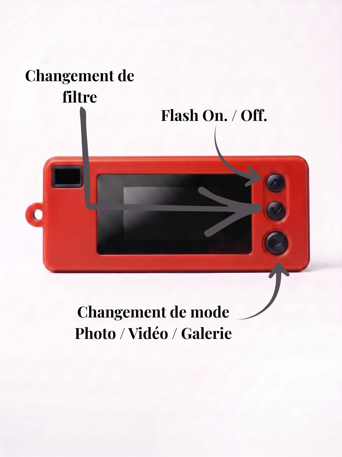 Snap Nano — Appareil Photo Vintage Porte-Clé