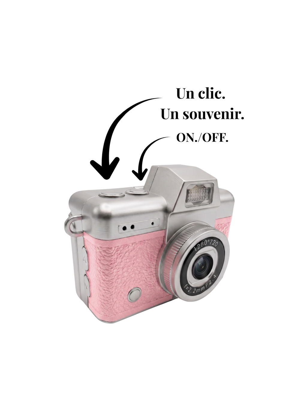 Snap Flip — Appareil Photo Vintage Écran Rabattable